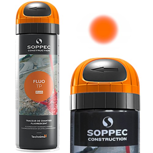 SOPPEC FLUO T.P. Farba do znakowania pomarańczowa 500ml