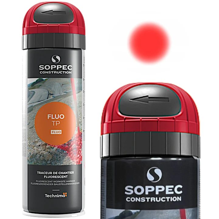 SOPPEC FLUO T.P. farba do znakowania czerwona 500 ml