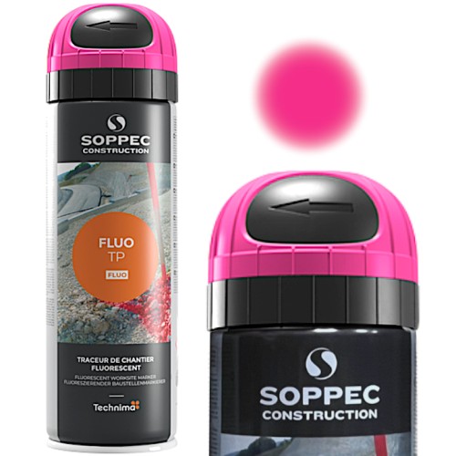 SOPPEC FLUO T.P. farba do znakowania różowa 500 ml