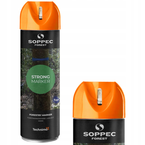 Farba Spray pomarańczowa do znakowania drzew STRONG MARKER 500ml SOPPEC 131706