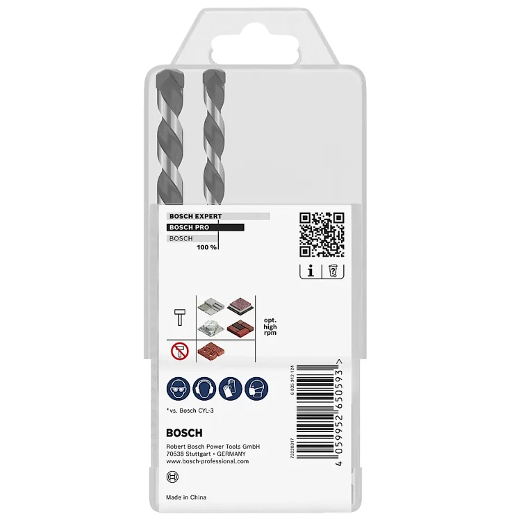 Zestaw wierteł PRO HEX-5 kamień i cegła 5szt. BOSCH 2608707004