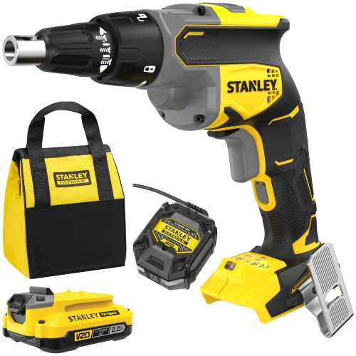 Wkrętarka do płyt gipsowo-kartonowych 18V Stanley FatMax V20 SFMCF600D1S