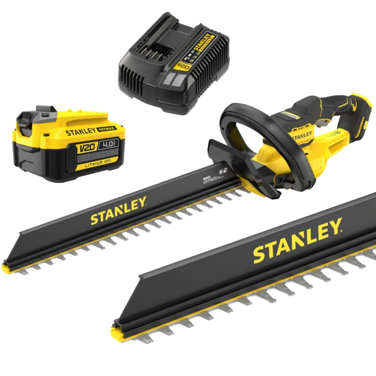 Bezszczotkowe nożyce do żywopłotu akumulatorowe 55cm 18V BODY V20 Stanley STCHT8255B-Z4