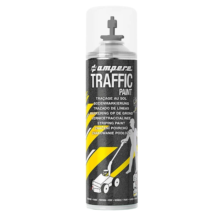 AMPERE Farba drogowa znakująca szara TRAFFIC 500ml