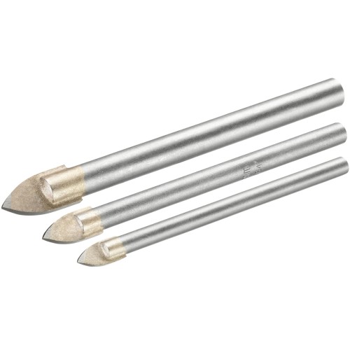 STANLEY Wiertła do szkła i płytek ceramicznych 3szt 5, 6, 8mm STA53312