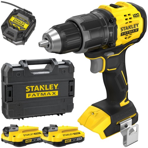 Wiertarko-wkrętarka udarowa 18V 65Nm 2x 2,0Ah Stanley V20 SFMCD716D2T