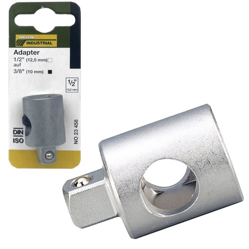 PROXXON Adapter przejściówka redukcja z 1/2 na 3/8" do nasadek kluczy 23458