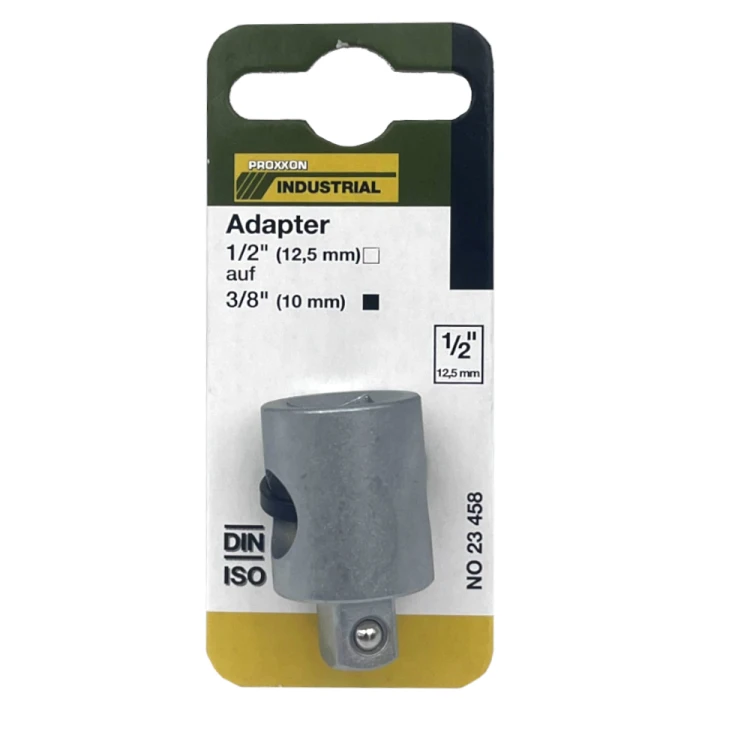PROXXON Adapter przejściówka z 1/2 na 3/8" do nasadek 23458