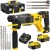 Młotowiertarka SDS+ 18V 2x 4Ah Stanley SFMCH900M2 + Zestaw 8 wierteł i dłut