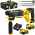 Młotowiertarka SDS+ 18V 2x 4Ah Stanley SFMCH900M2 + Zestaw dłut 3szt.