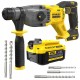 Młotowiertarka 18V SDS Plus V20 Stanley SFMCH900B Aku 4Ah + Zestaw wierteł
