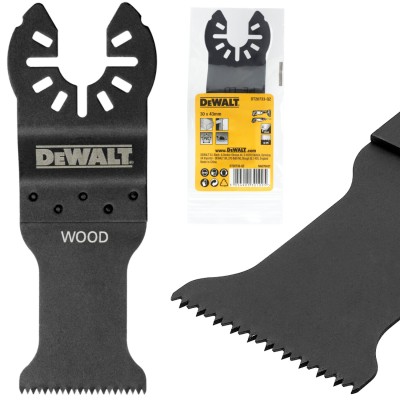 DEWALT Brzeszczot do cięcia drewna PCV do multitoola 43 x 30mm DT20733