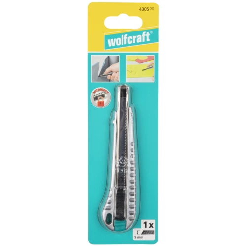 Nóż metalowy z ostrzem łamanym 9mm Pro Sharp Wolfcraft