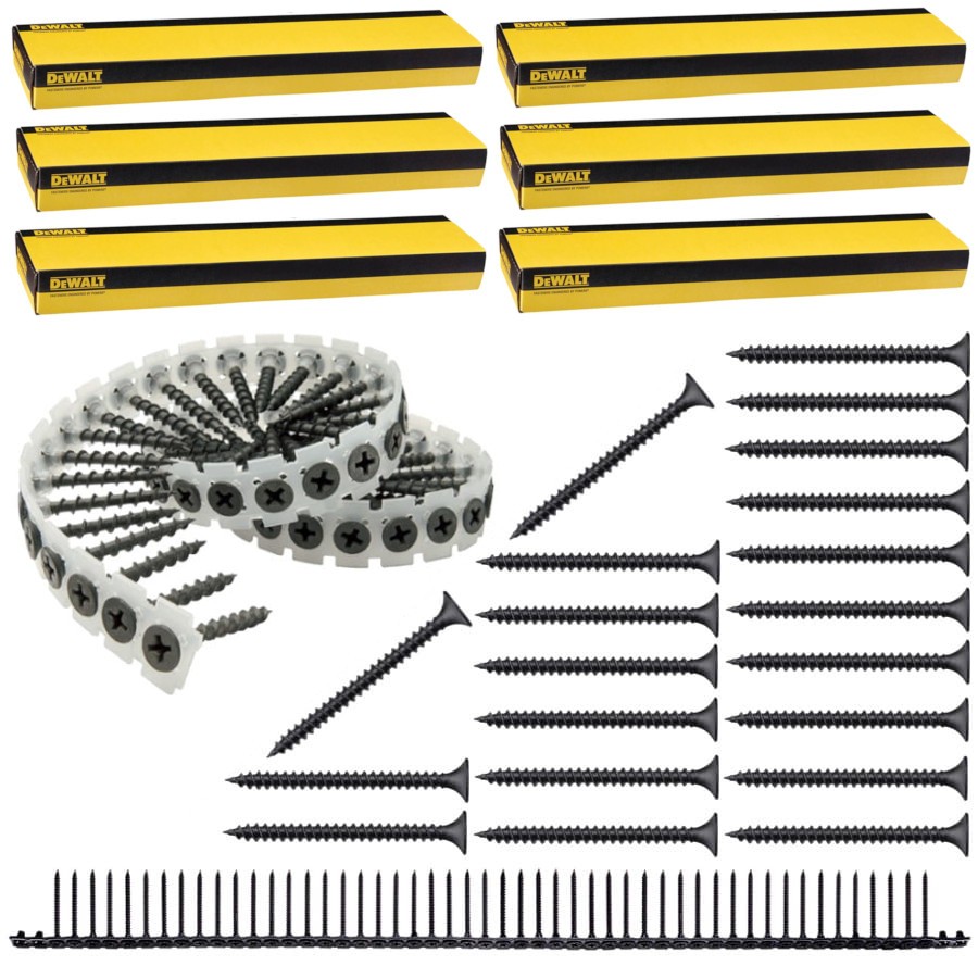 DEWALT DWF4000250 Wkręty na taśmie do metalu zestaw 6000szt. 25mm