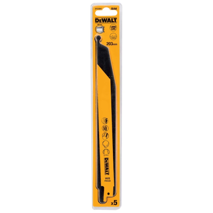 DEWALT Zestaw 5 brzeszczotów DT2354