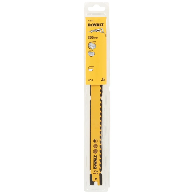 DEWALT Zestaw 5 brzeszczotów HCS DT2432