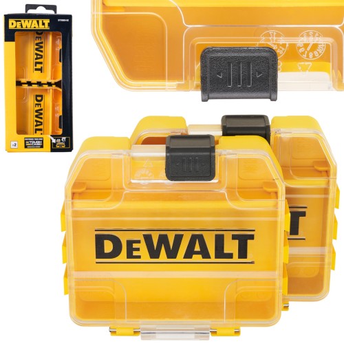 Organizer małe pudełko etui na bity Tough Case 2szt. DEWALT DT70800