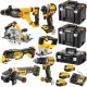 Zestaw combo 7 elektronarzędzi DEWALT 3x5,0Ah ładowarka TSTAK DCK706P3T