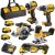 Zestaw combo 5 elektronarzędzi DEWALT 3x5,0Ah ładowarka torba DCK502P3