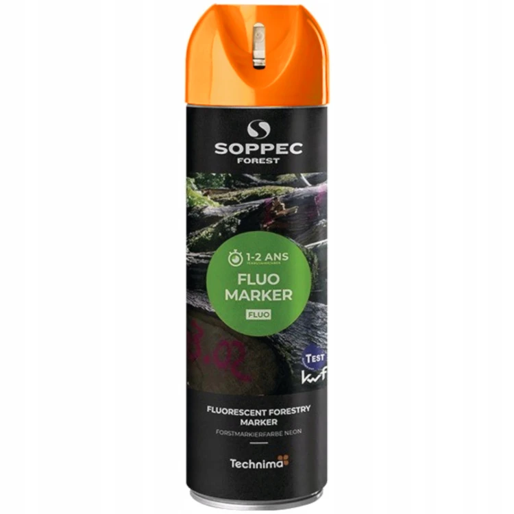 Farba pomarańczowa do znakowania drzew FLUO MARKER 500ml SOPPEC