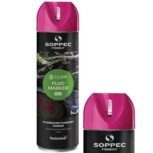 Farba spray różowy do znakowania drzew FLUO MARKER 500ml SOPPEC