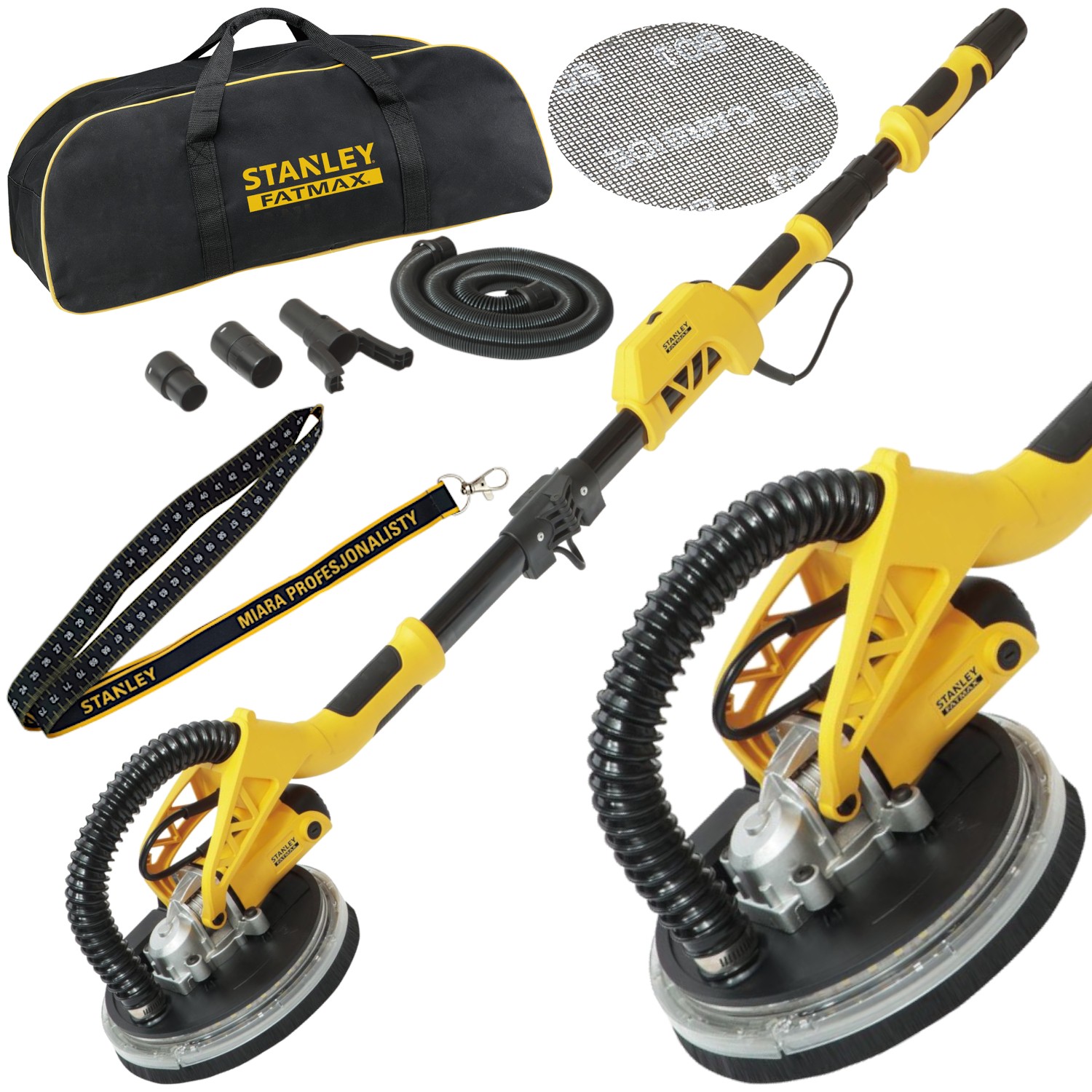 STANLEY SFMEE500S Szlifierka do gipsu 750W Żyrafa + Gratis Smycz