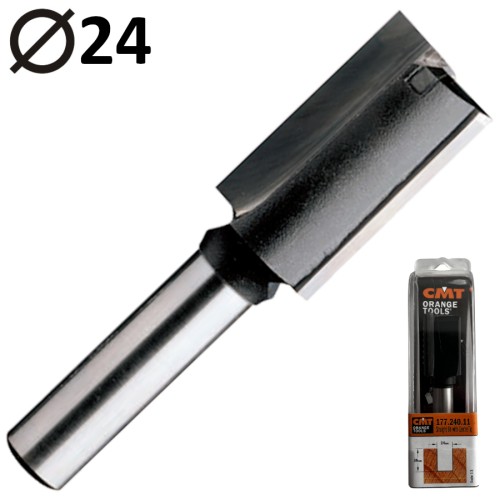 CMT 177.240.11 Frez prosty wiercący do drewna 24 x 35mm HM Z2+1