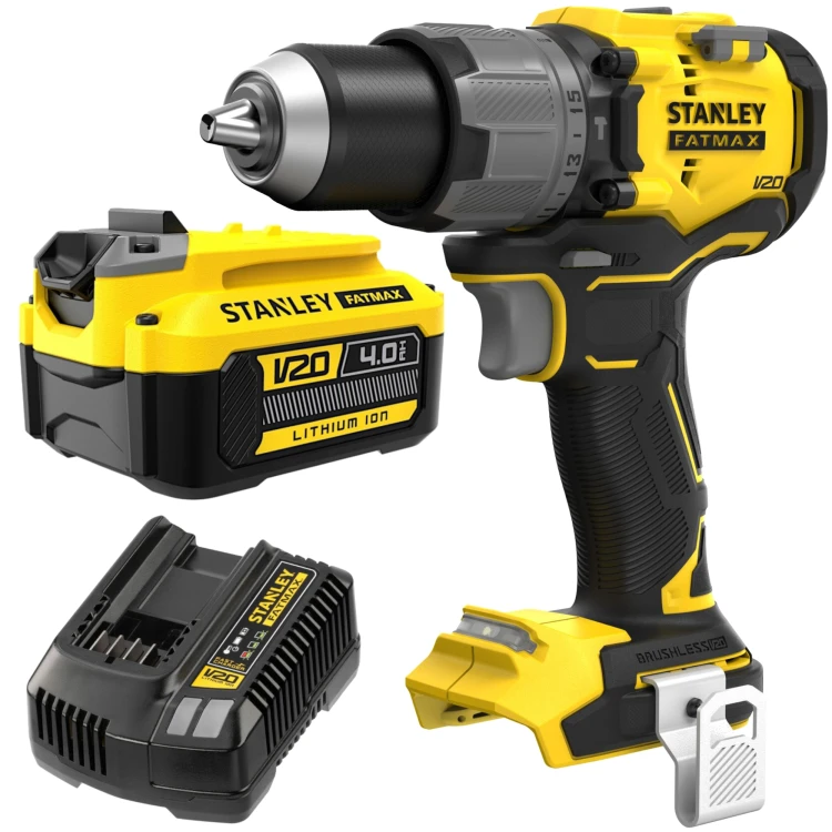 Wkrętarka udarowa 18V 80Nm V20 STANLEY SFMCD726 + Akumulator 4Ah + Ładowarka