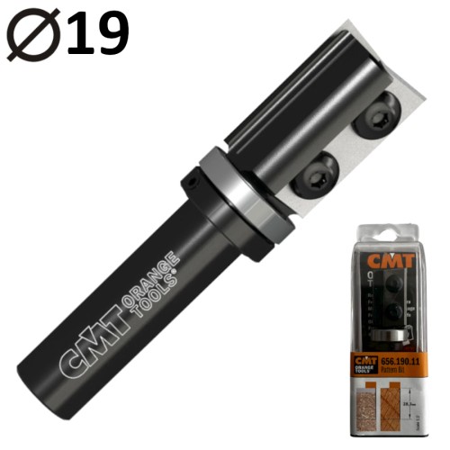 CMT 656.190.11 Frez prosty z łożyskiem na płytki wymienne 19mm