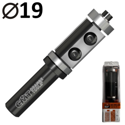 CMT 657.993.11B Frez prosty na płytki wymienne 19mm z łożyskiem dolnym
