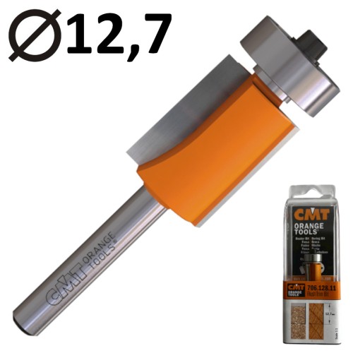 CMT 706.128.11 Frez prosty z dolnym łożyskiem 6 x 12,7mm do obcinania laminatu