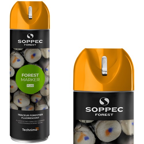 Farba w sprayu do znakowania drzew pomarańczowa 500ml SOPPEC Forest Marker 133016