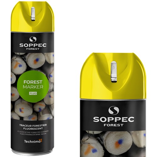 Farba w sprayu do znakowania drzew żółta 500ml SOPPEC Forest Marker 133017