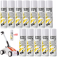 AMPERE TRAFFIC PAINT Farba do malowania linii 500ml biała 48szt. + wózek do znakowania