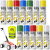 AMPERE TRAFFIC PAINT Farba do malowania linii 500ml 12szt. mix + wózek