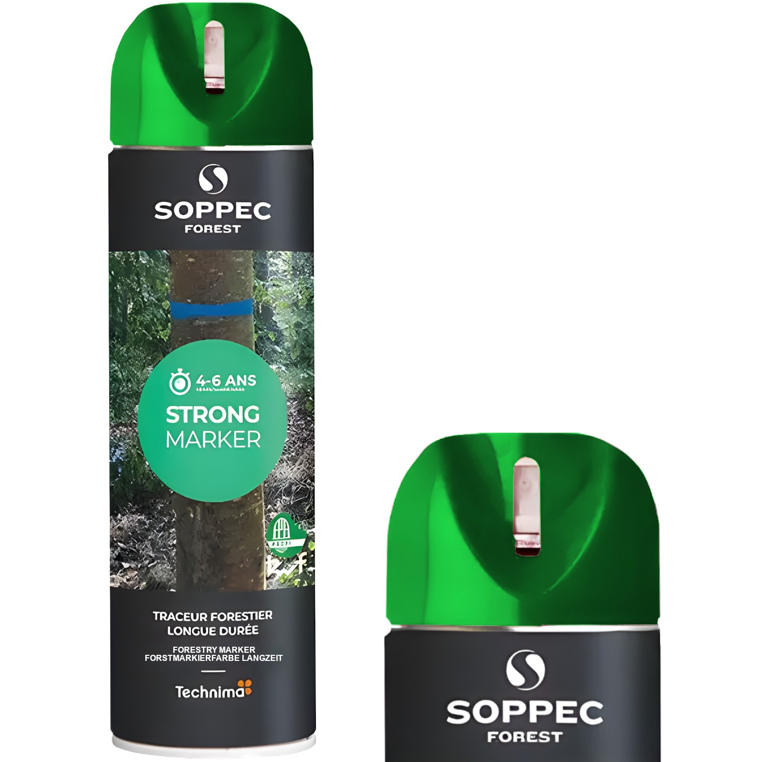 SOPPEC Spray do znakowania drzew drewna zielony STRONG MARKER 500ml
