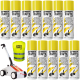 AMPERE TRAFFIC PAINT Farba do malowania linii 500ml żółta 12szt. + wózek