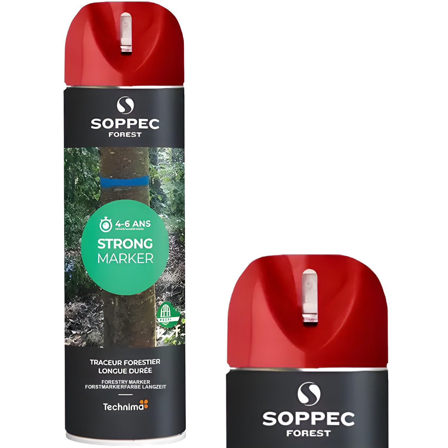 Farba Spray czerwona do znakowania drzew STRONG MARKER 500ml SOPPEC 131704