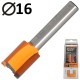 CMT 911.160.11 Frez trzpieniowy prosty 8 x 16mm seria krótka HM Z2