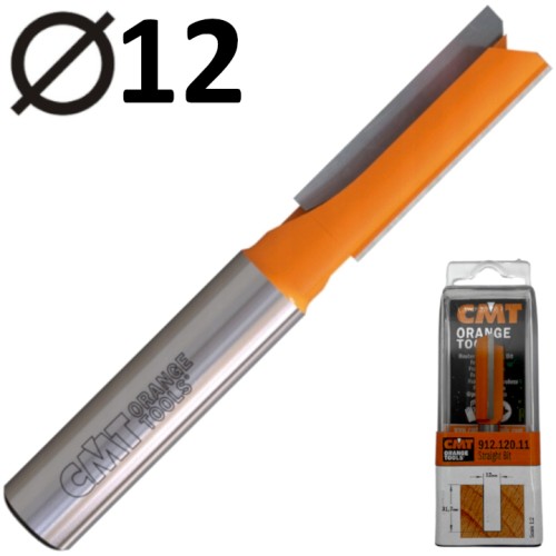 CMT 912.120.11 Frez prosty do drewna 12 x 8mm do MDF laminatu
