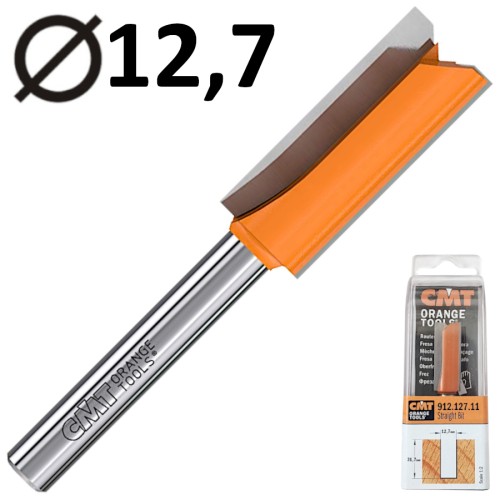 CMT 912.127.11 Frez prosty do drewna 8 x 12.7mm do MDF laminatu