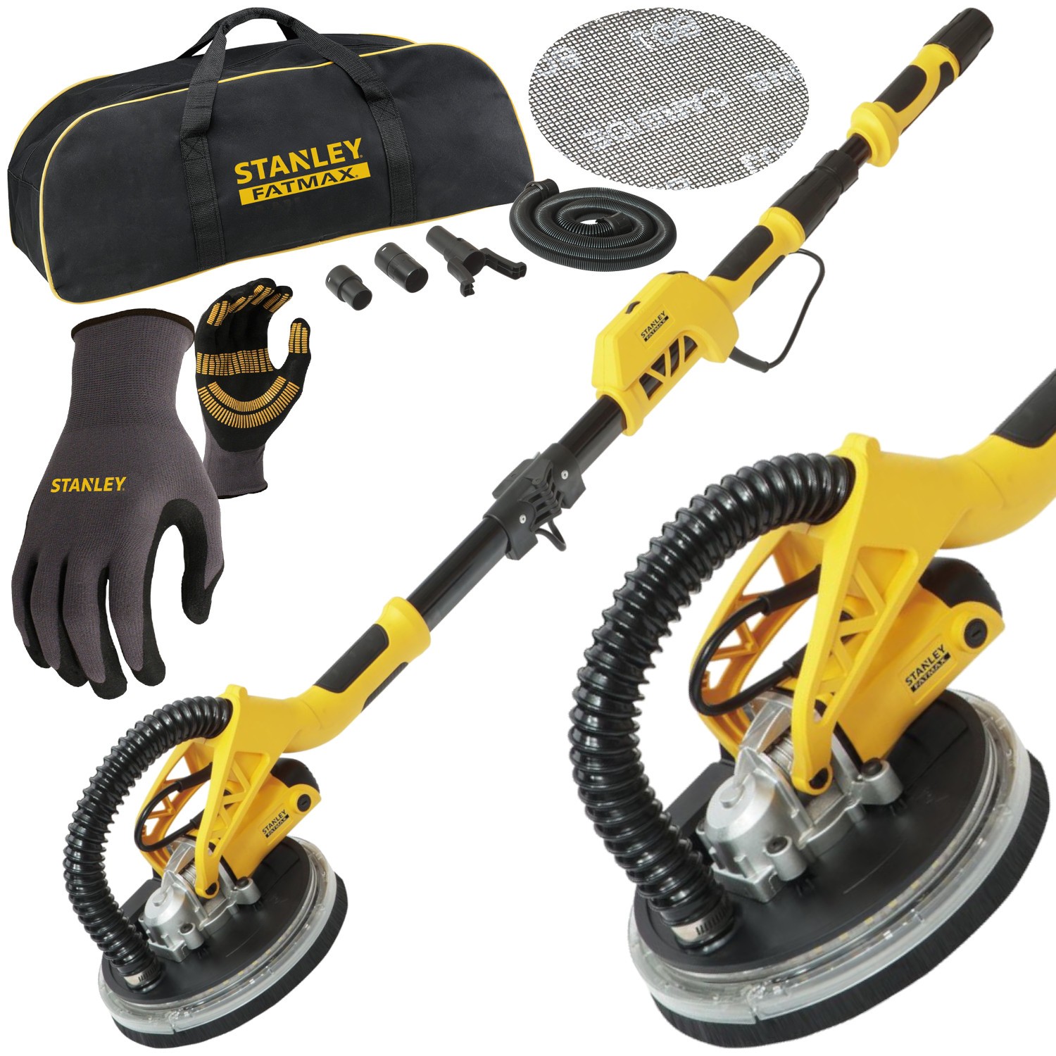 STANLEY SFMEE500S Szlifierka do gipsu 750W 225mm Żyrafa + Rękawice GRATIS