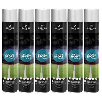 Farba marker biały TRACING SPORT do znakowania linii 750ml SOPPEC 151800SPO 6szt.
