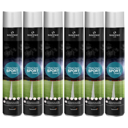Farba marker biały TRACING SPORT do znakowania linii 750ml SOPPEC 151800SPO 6szt.
