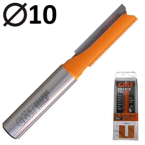 CMT 912.600.11 Frez prosty do drewna 10mm HM seria długa Z2