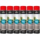 SOPPEC Farba spray do znakowania linii czerwona TRACING 750ml 151804 6szt.