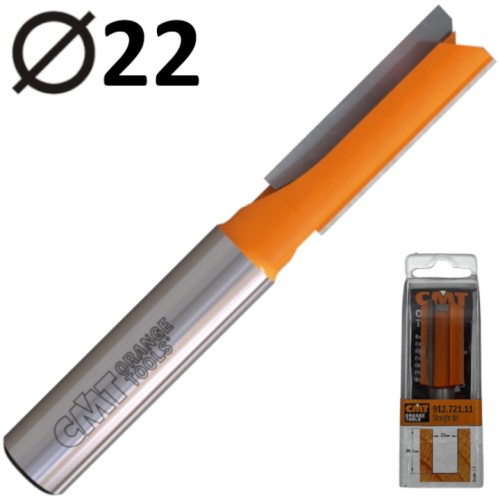 CMT-912.721.11 Frez prosty do drewna 22mm seria długa HM Z2