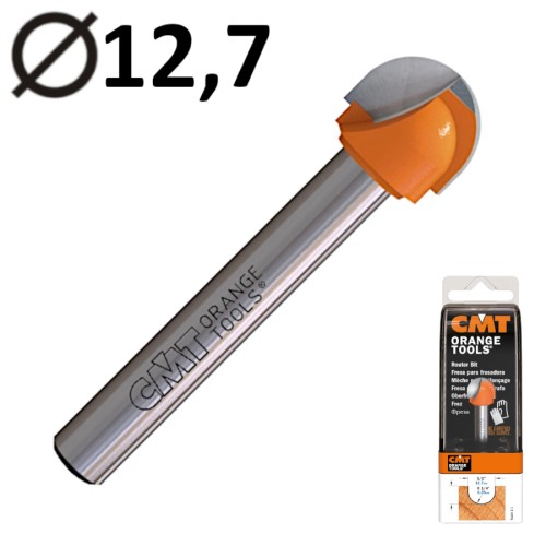 CMT 914.127.11 Frez dekoracyjny do zdobienia drzwi frontów 12,7mm korytek i czasz HM Z2