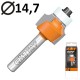 CMT 938.147.11 Frez zaokrąglający 14,7mm R1 do drewna z dolnym łożyskiem HM Z2