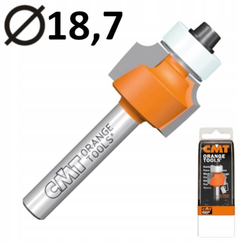CMT 938.187.11 Frez zaokrąglający 18,7mm R3 z dolnym łożyskiem typu Delrin® HM Z2